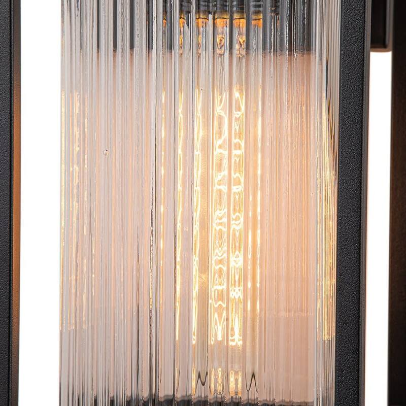 Modern 1-Light Outdoor Lantern Wall Sconce Porch Light
