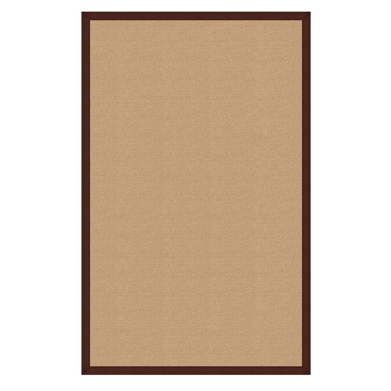 Linon Athena Sisal Hand Finished Classic Rug - 9'10'' X 13' - Brown