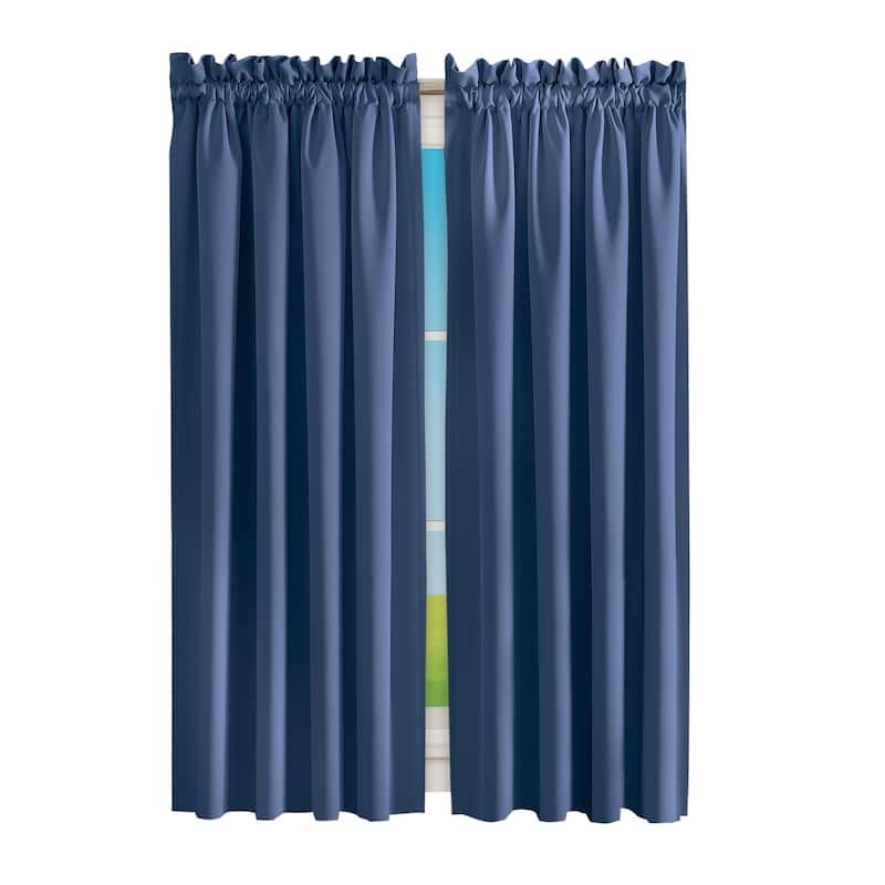 Madison Room-Darkening Solid Color Curtains