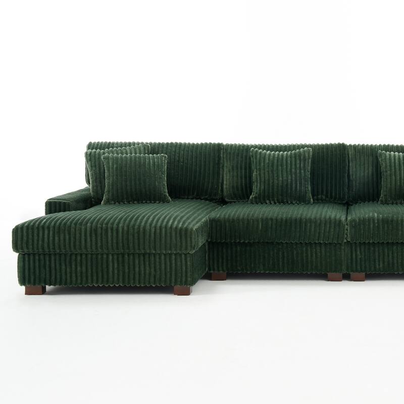 Anne 150" W Oversized Upholstered Modular Sectional Sofa