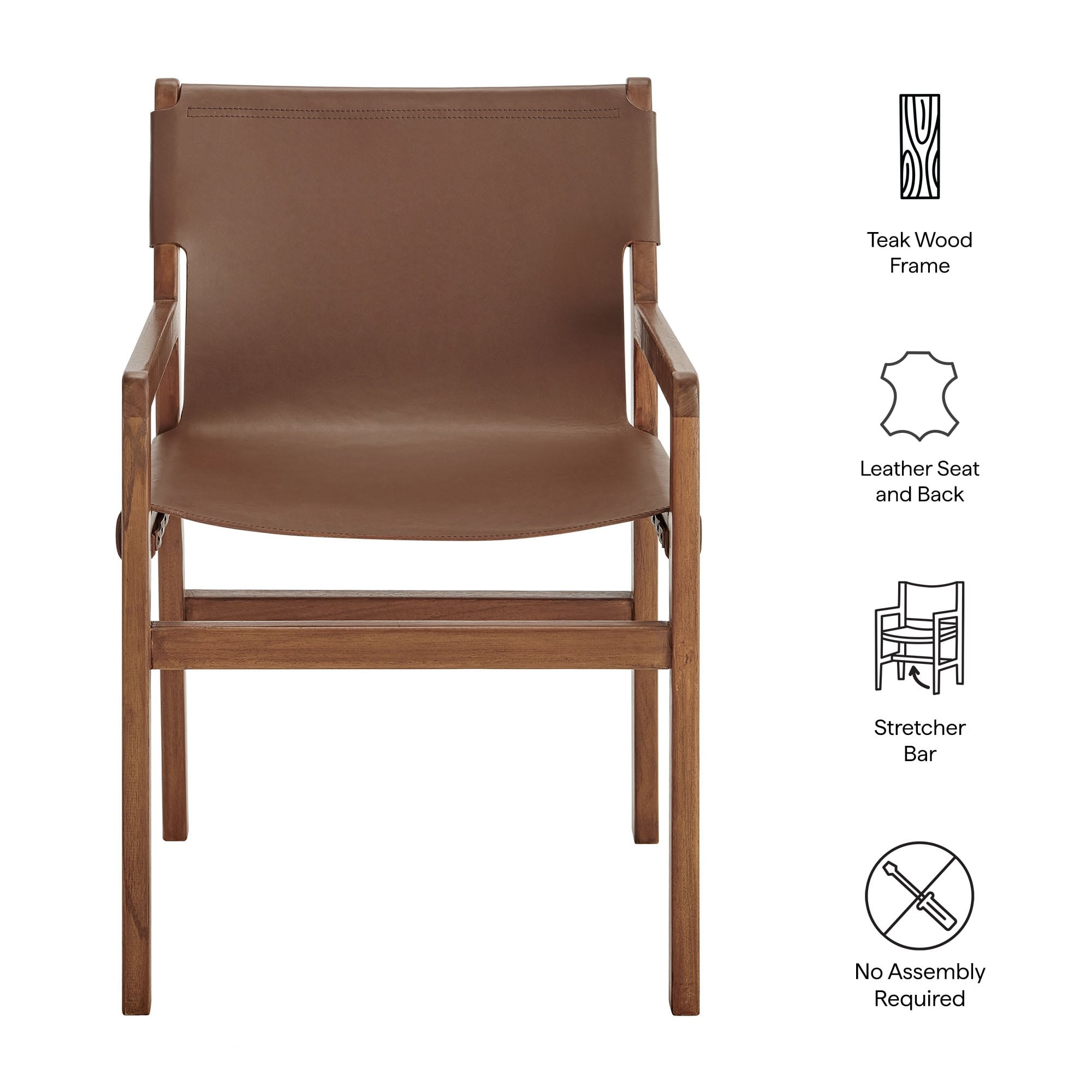 Orín Leather Dining Chair - Overstock - 43032227
