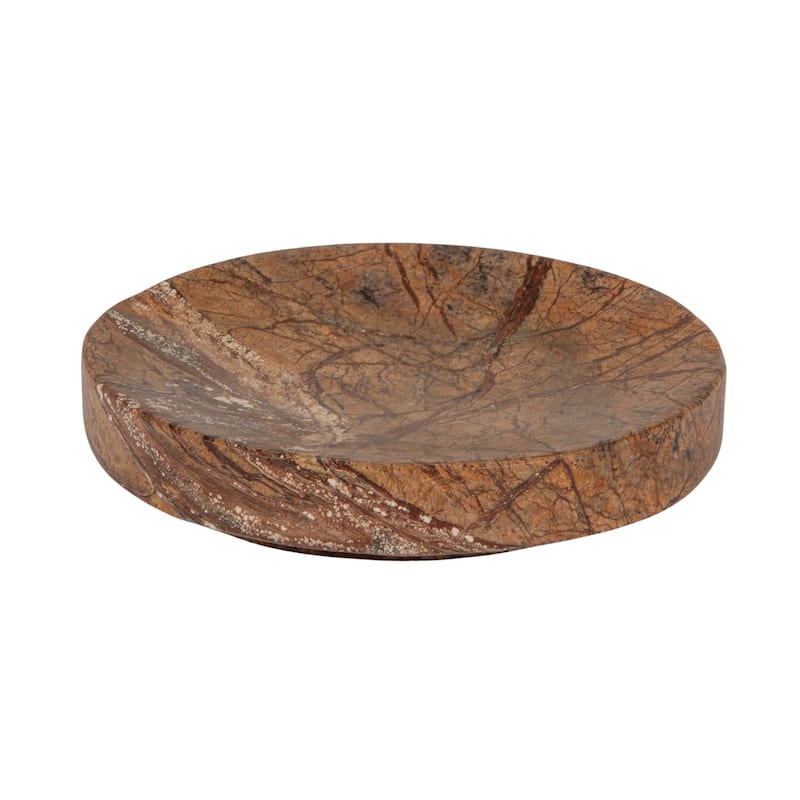 Marble Soap Dish - Brown