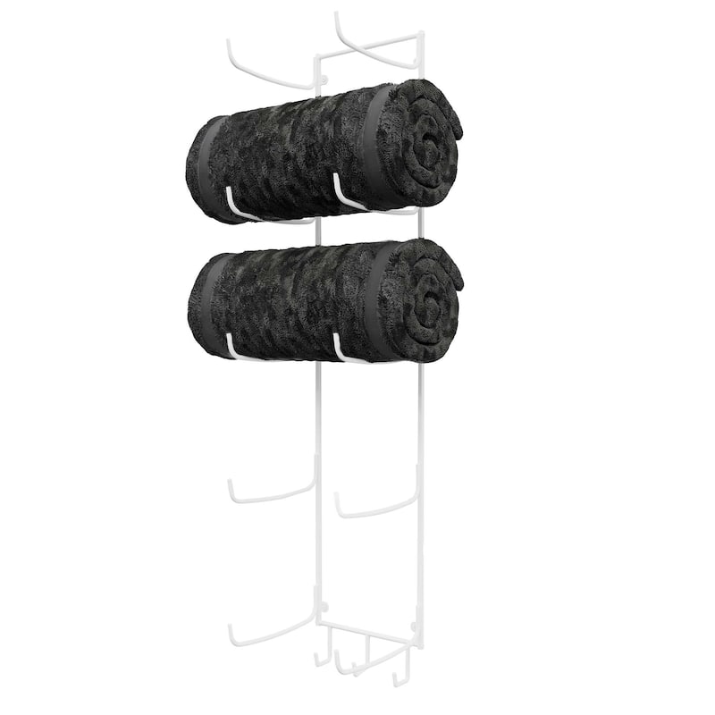 Wallniture Boto Towel Rack, Rustic Wall Decor Bathroom Organizer