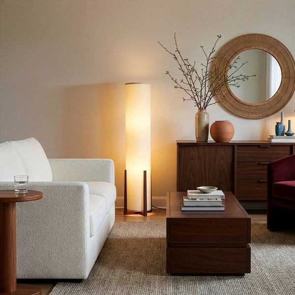 Brightech Parker 48 in. Havana Brown Farmhouse 2-Light LED Super