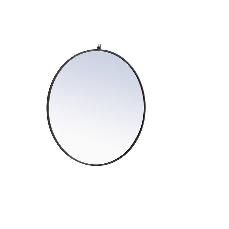 Carson Carrington Labbemala Metal Framed Round Wall Mirror