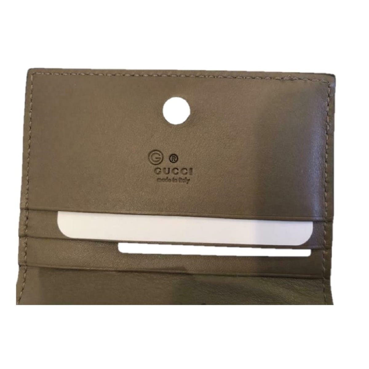 extreem leeftijd patroon Shop Gucci Men's Microguccissima GG Logo Brown Card Case Wallet 544474 - S  - Overstock - 29895518