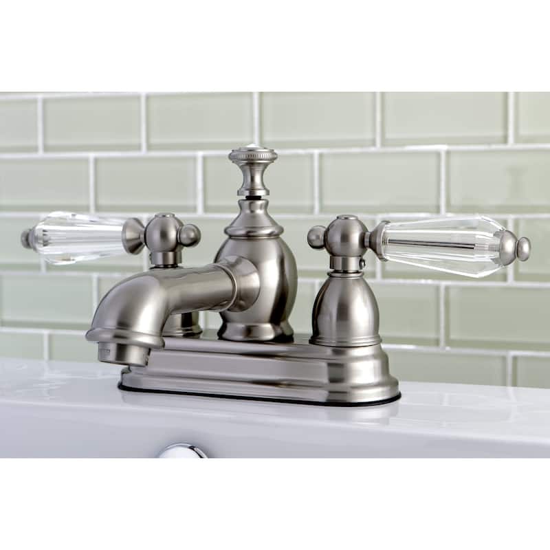 Kingston Brass Wilshire Centerset Bathroom Faucet - Includes Metal