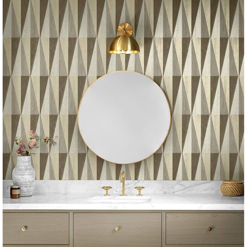 Harry & Grace Pieced Diamonds Peel and Stick Wallpaper