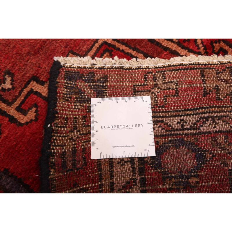 ECARPETGALLERY Hand-knotted Andelz Red Wool Rug - 3'8 x 7'1