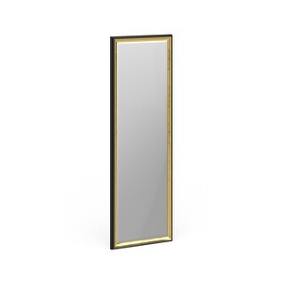 Tall Wall Mirror With Black Wooden Frame