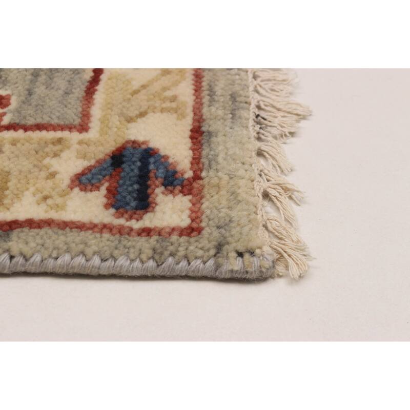 ECARPETGALLERY Hand-knotted Jules Serapi Grey Wool Rug - 6'1 x 8'7