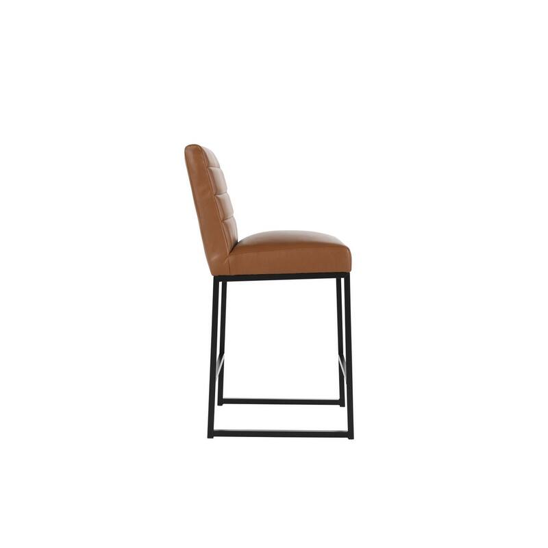 Seville Counter Stool 26" Brown by Kosas Home