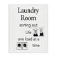 preview thumbnail 1 of 8, Stupell Funny Minimal Laundry Phrase Canvas Wall Art Design By Carol Robinson 16 x 20