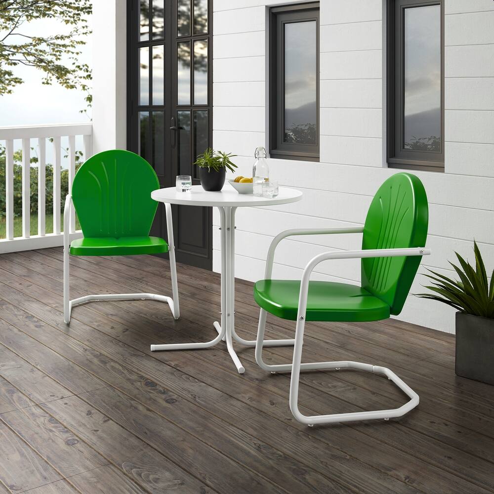 Crosley Griffith 3Pc Outdoor Bistro Set - 112 W x 36 D x 33.25 H