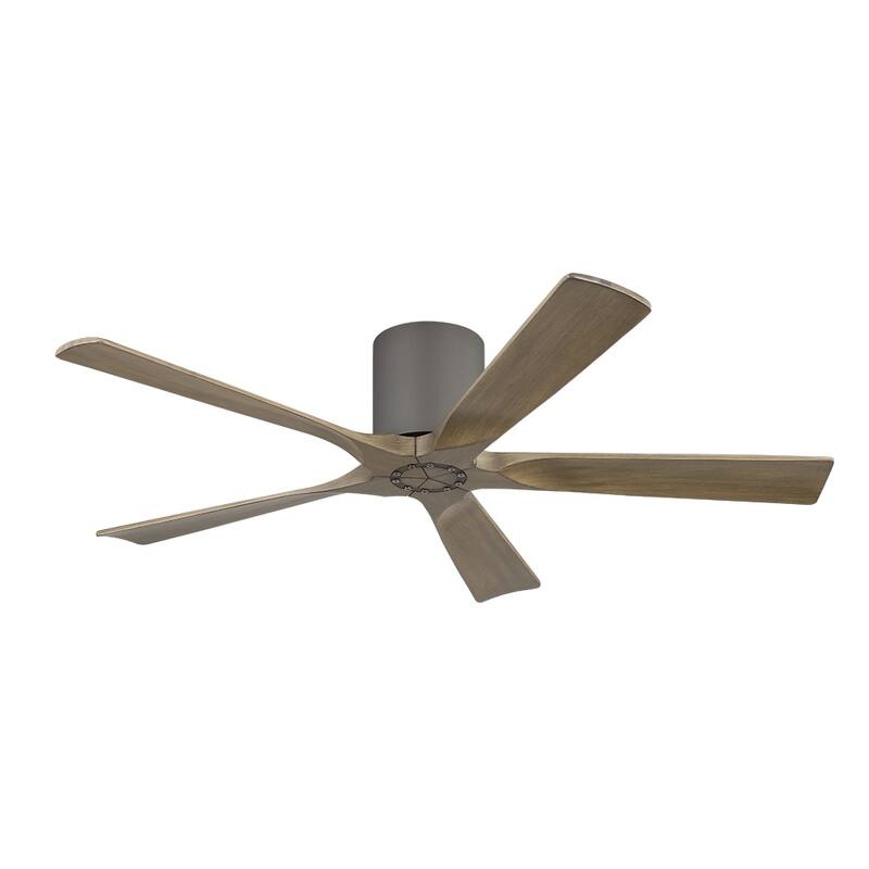 MLiAN 52 In. 5 Solid Wood Blades Indoor Ceiling Fan with Remote - 52 inch