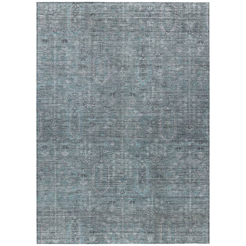 HomeRoots Southwestern Transitional Rectangle Outdoor Rug