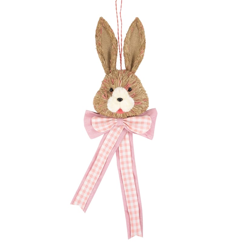 Easter Bunny with Bow Hanging Wall Decoration - 21