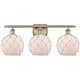 Option Antique Brass / White Glass with White Rope