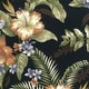 preview thumbnail 14 of 19, Bali Rattan Swivel Rocker with All-Weather Cushion freeport floral