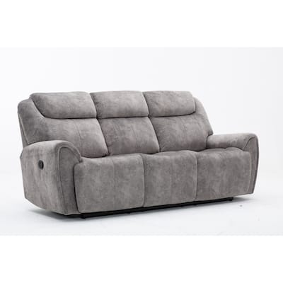 88" X 40" X 40" Gray Sofa - 88" X 40" X 40"
