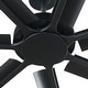 preview thumbnail 19 of 24, 84" Industrial Aluminum Warehouse Black Extra Large Ceiling Fan with Remote - 84" Big Ceiling Fan