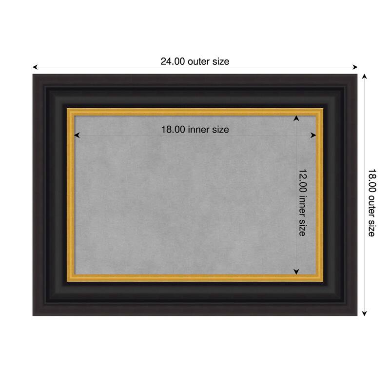 Amanti Art Sierra Black Brown Framed - 24 x 18 in - Sierra Black Brown