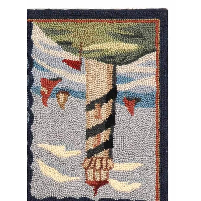 SAFAVIEH Handmade Chelsea Laurenzia French Country Nautical Wool Rug