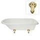 Option White / Satin Nickel Feet