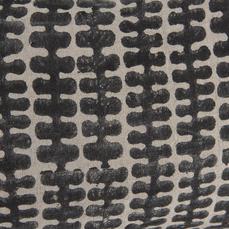 Miriam Beige & Black Patterned Decorative Pillow Cover