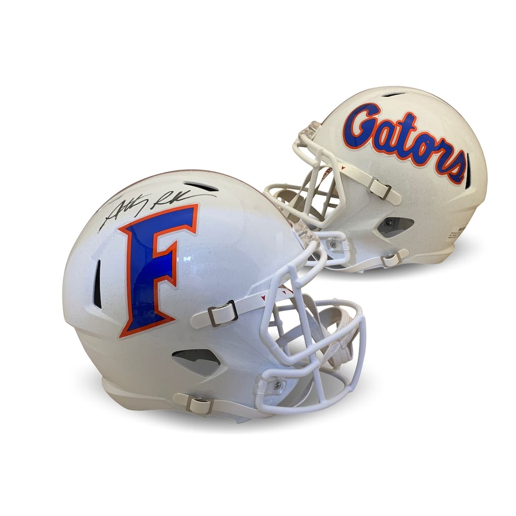 Anthony Richardson Autographed Florida Gators Signed Football Full Size Replica Helmet Fanatics Authentic COA - 8'6" x 11'6"