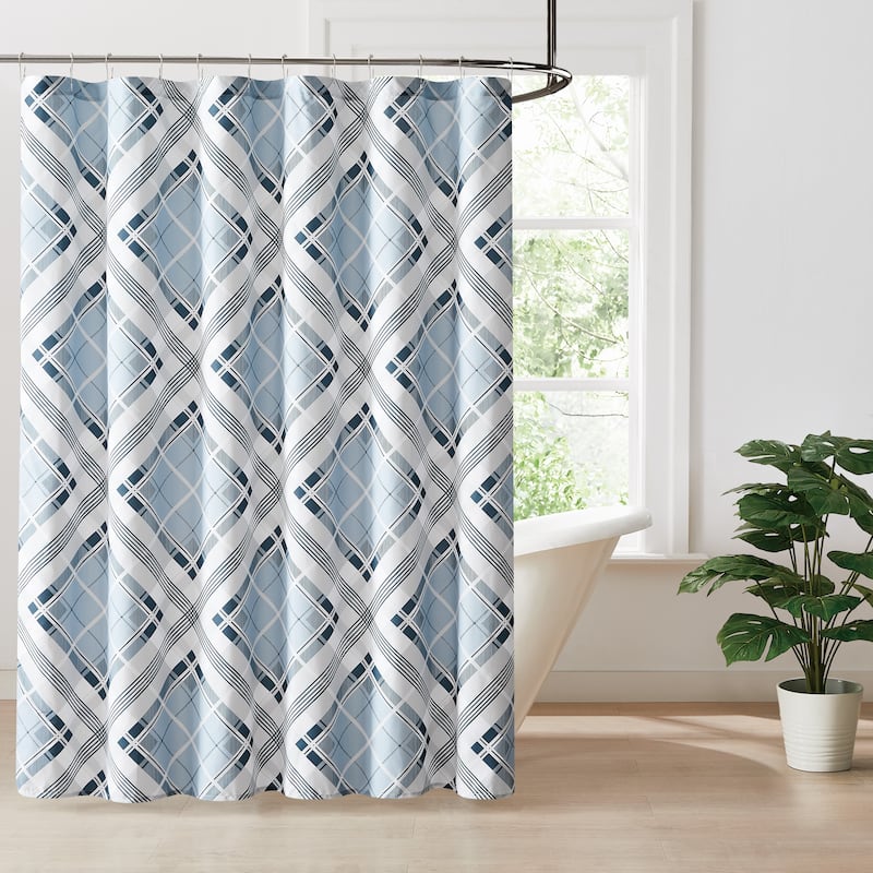 Truly Soft Lars Plaid Shower Curtain