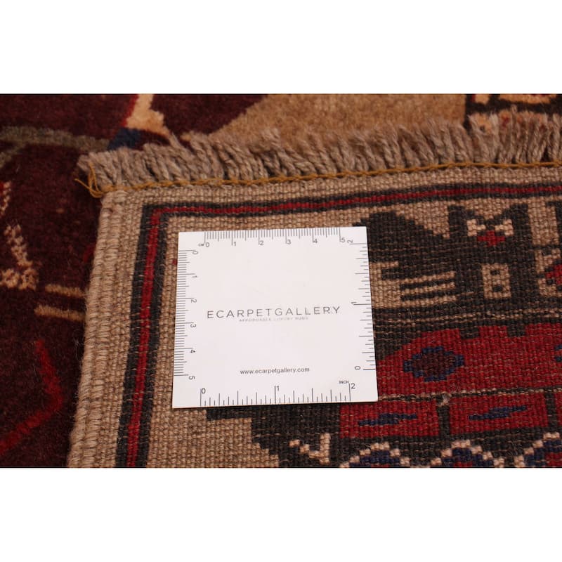 ECARPETGALLERY Hand-knotted Teimani Brown Wool Rug - 6'3 x 8'10