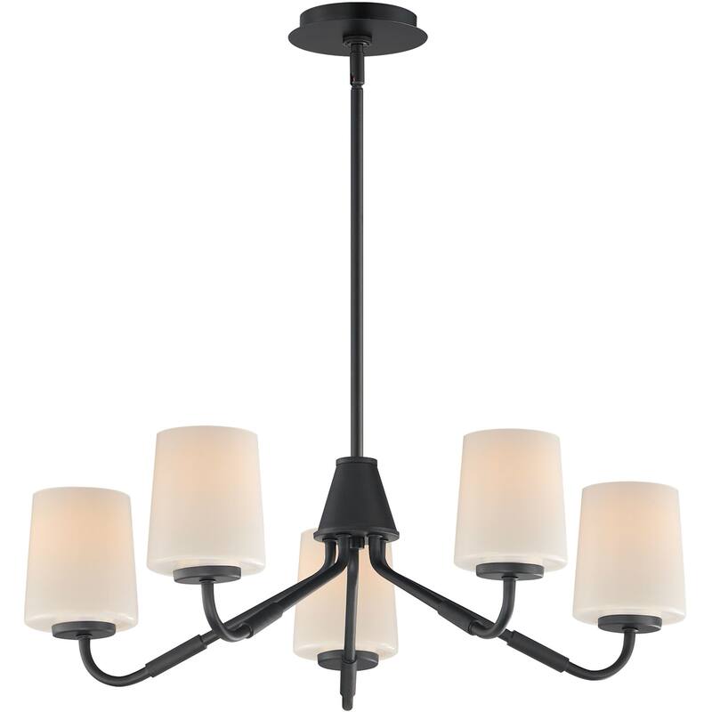 Maxim 12696WT Durham 5 Light 26" Wide Chandelier