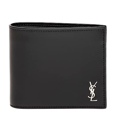 Saint Laurent Men's Tiny Cassandre East/West Bifold Wallet