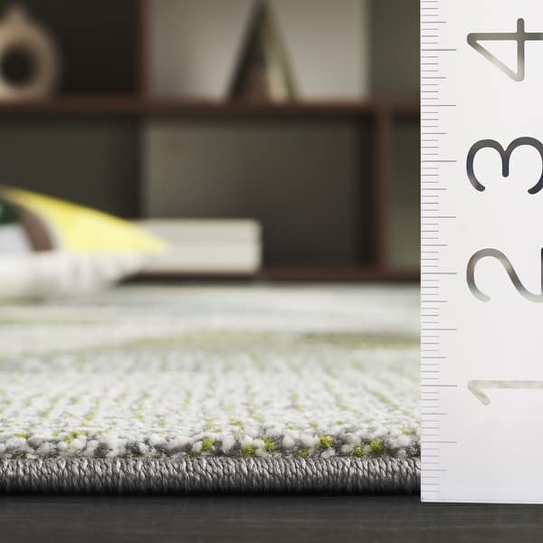 dimension image slide 0 of 3, SAFAVIEH Porcello Gennady Mid-Century Modern Abstract Rug