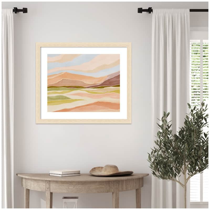 Kate and Laurel Framed Art Desert Dreams by Nikita Jariwala