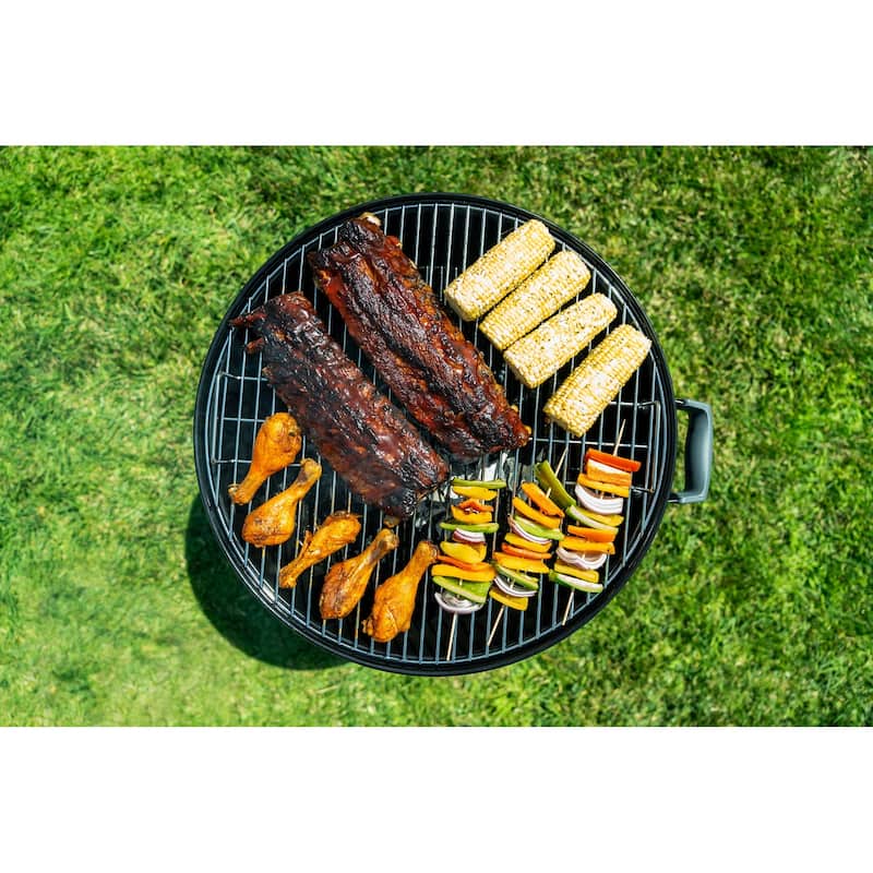 Megamaster 22" Charcoal Compact Kettle Grill, 354.81 sq. in. Cooking Space, 810-23002