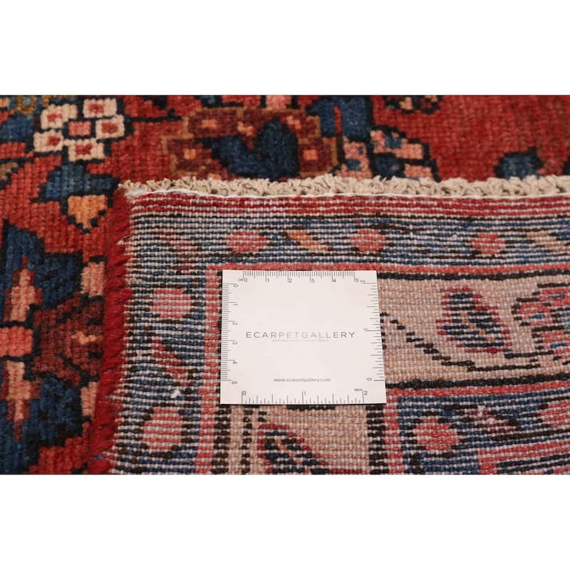 ECARPETGALLERY Hand-knotted Andelz Red Wool Rug - 3'3 x 9'10