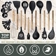 preview thumbnail 5 of 8, Kitchen Utensils Set, 21 Wood and Silicone Cooking Utensils