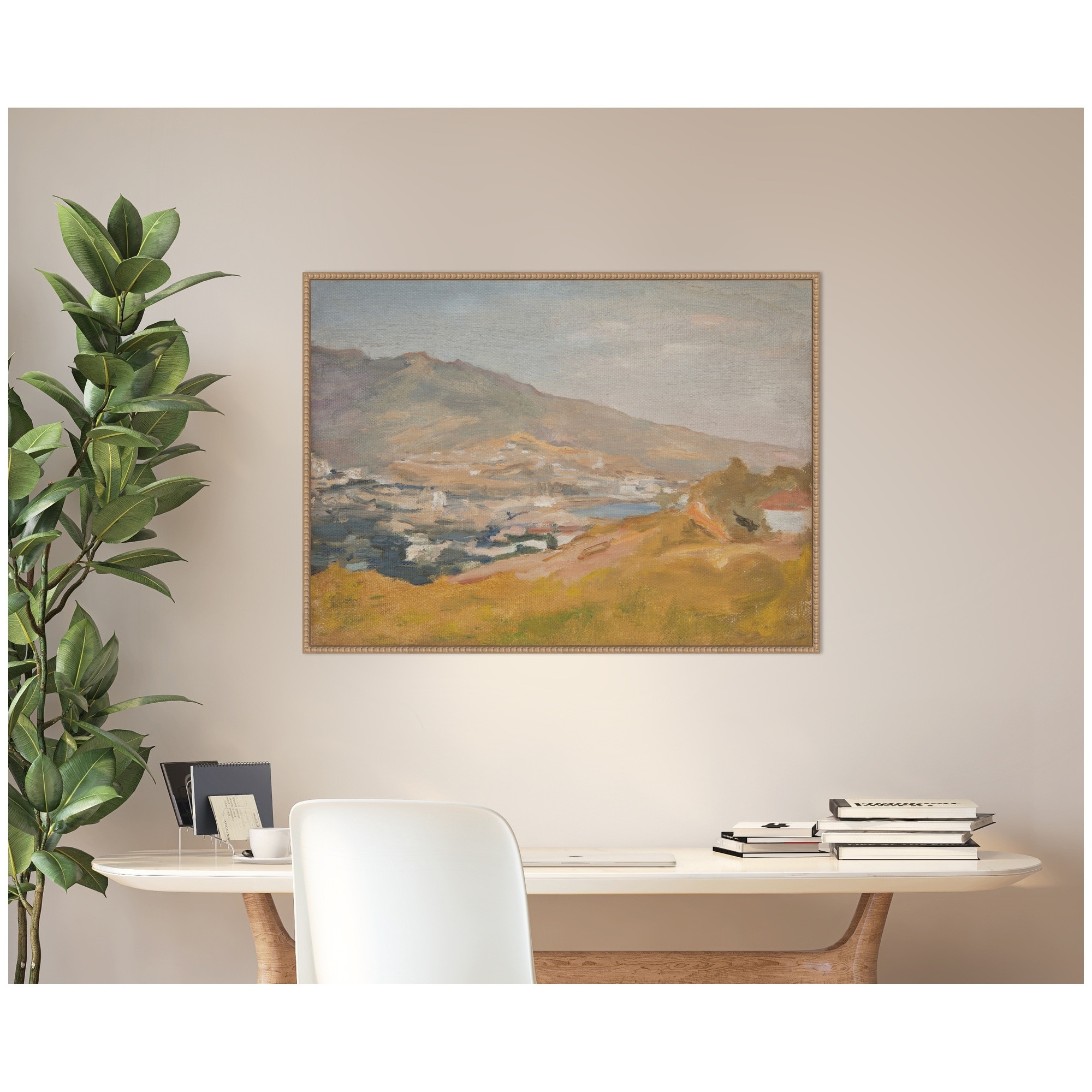 Kate and Laurel Yalta The Cycle by Nostalgia Prints Framed Canvas Wall Art Print