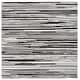 preview thumbnail 3 of 14, SAFAVIEH Melody Tomazina Stripe Rug 6'7" Square - Ivory/Black - Square