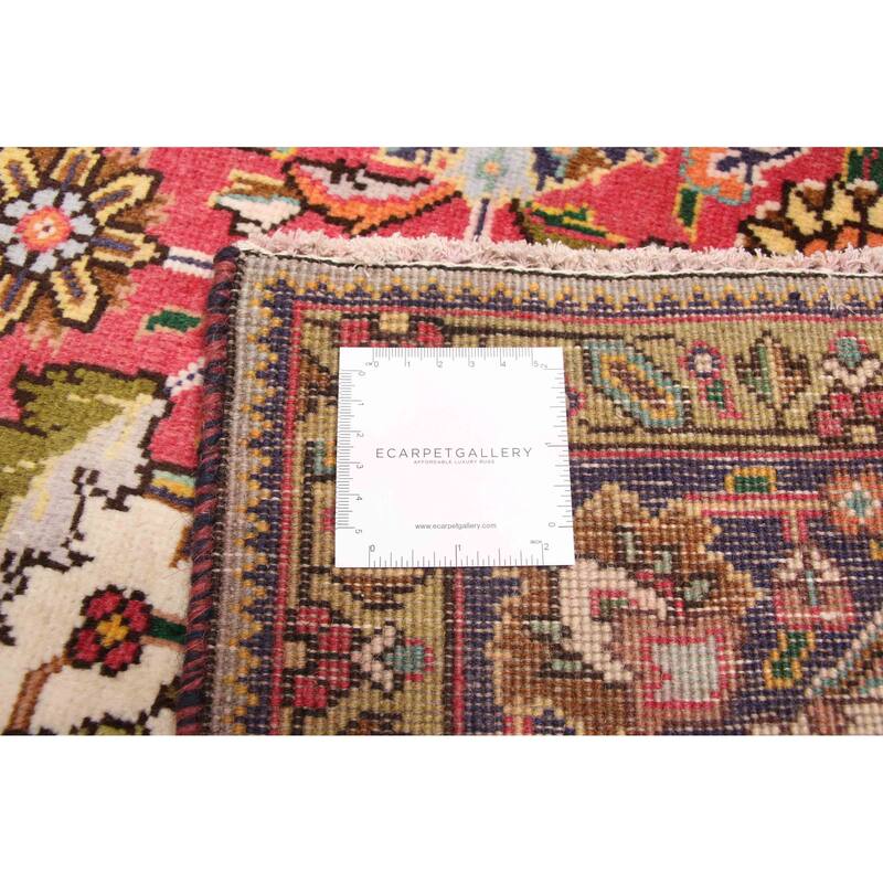 ECARPETGALLERY Hand-knotted Kayseri Red Wool Rug - 6'4 x 9'2