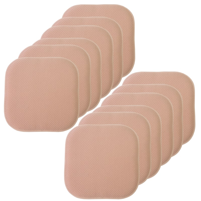 16-in. Square Non-slip Memory Foam Seat Cushions (2 OR 4)