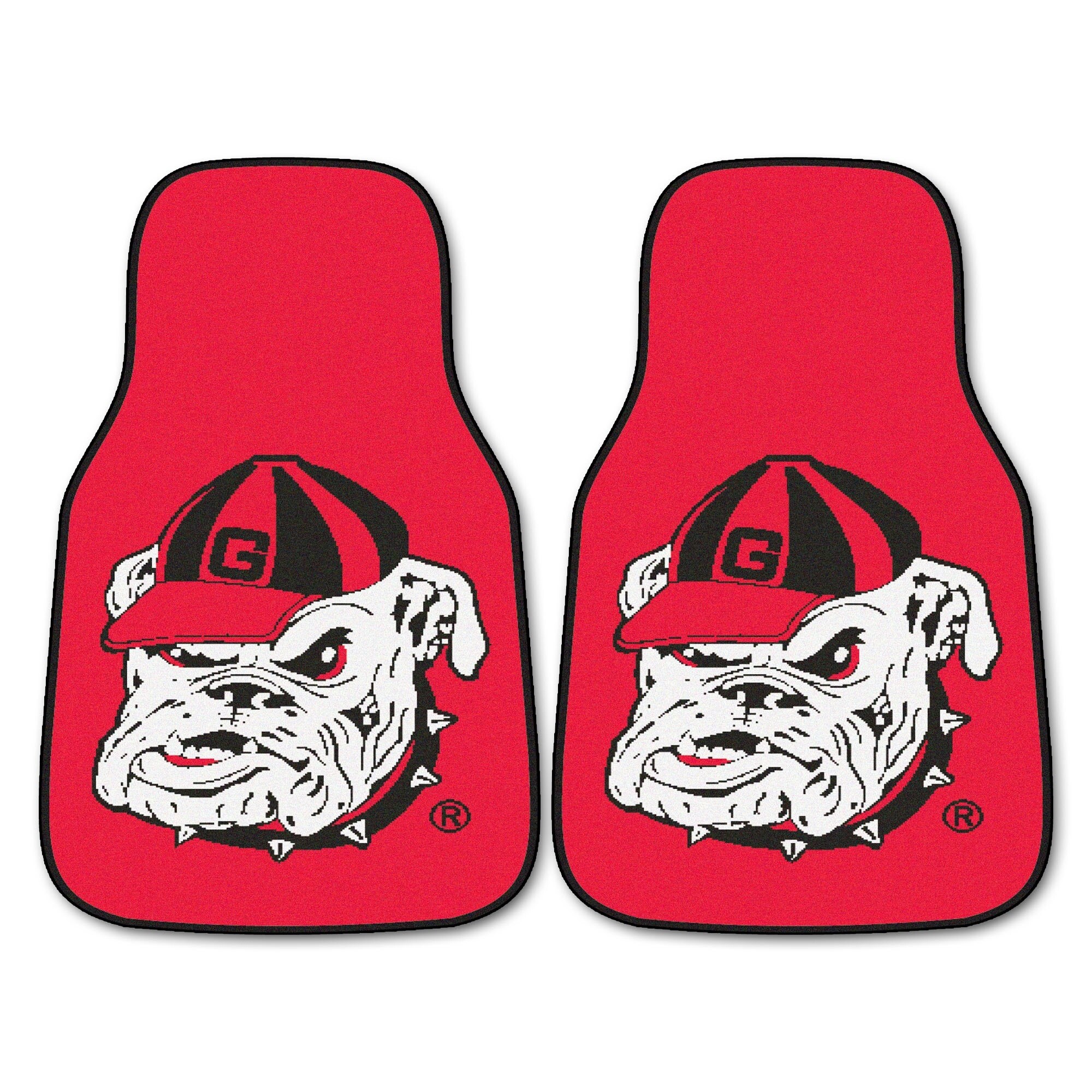 Shop University Of Georgia Bulldogs Red Carpet Car Floor Mats 2