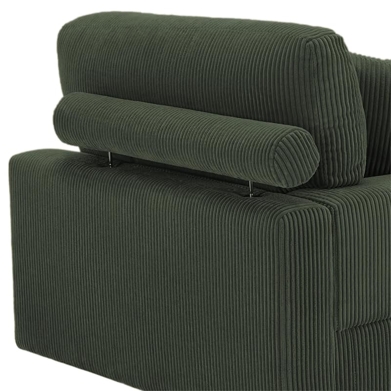 Modern Oversized Modular Sectional Sofa Set With Pillows