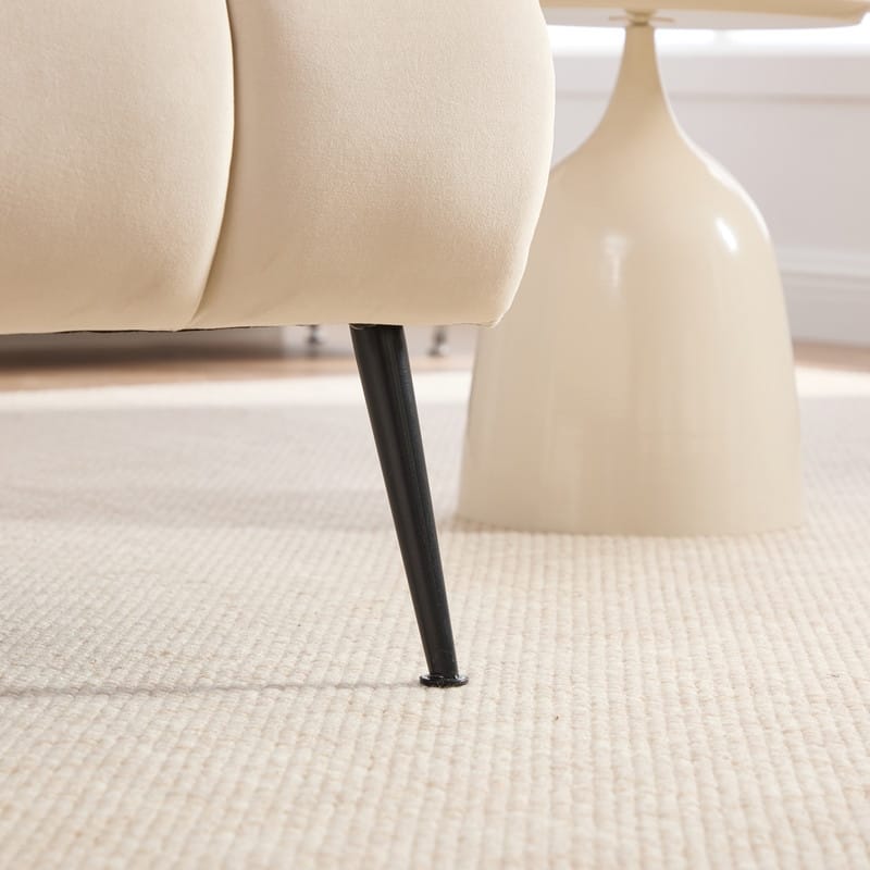 Modern Upholstered Armless Chair