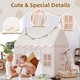 preview thumbnail 3 of 4, Large Toddler Play Tent for Kids, Star Lights, Cloth Banners
