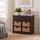 preview thumbnail 46 of 73, SAFAVIEH Cape Cod 6-Drawer Storage Unit - 30" W x 13" D x 28" H Dark Chocolate