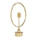 preview thumbnail 3 of 13, Gold Stainless Steel Metal Large Open Frame Decorative Clock - 19 x 7 x 25