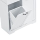 preview thumbnail 59 of 75, GDFStudio - Elijah Tall Bathroom Cabinet with Tilt-Out Laundry Hampers and Adjustable Shelves